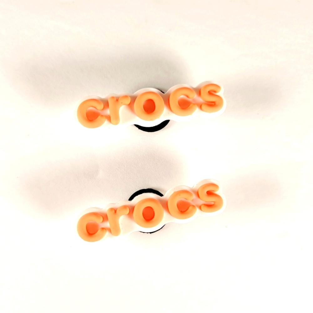 Crocs Peach Logo Jibbitz
